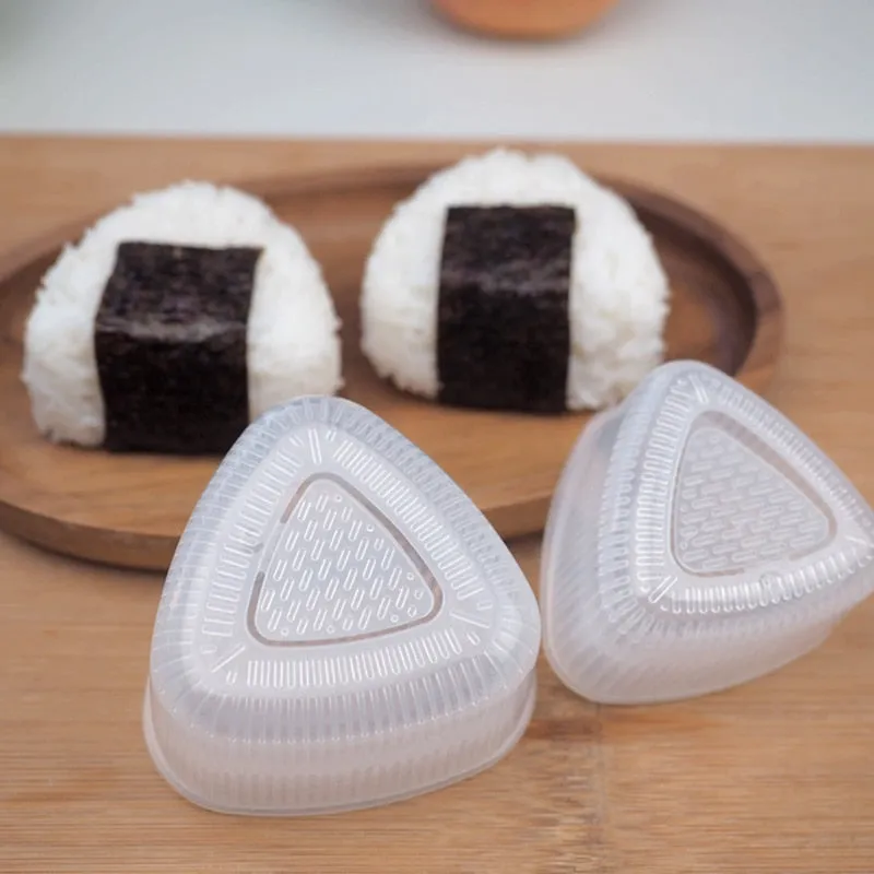 2pcs Sushi Mold Onigiri Rice Ball Food Press