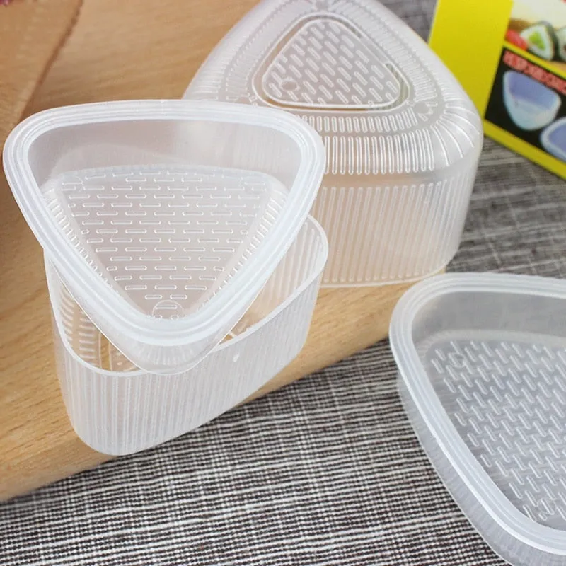 2pcs Sushi Mold Onigiri Rice Ball Food Press