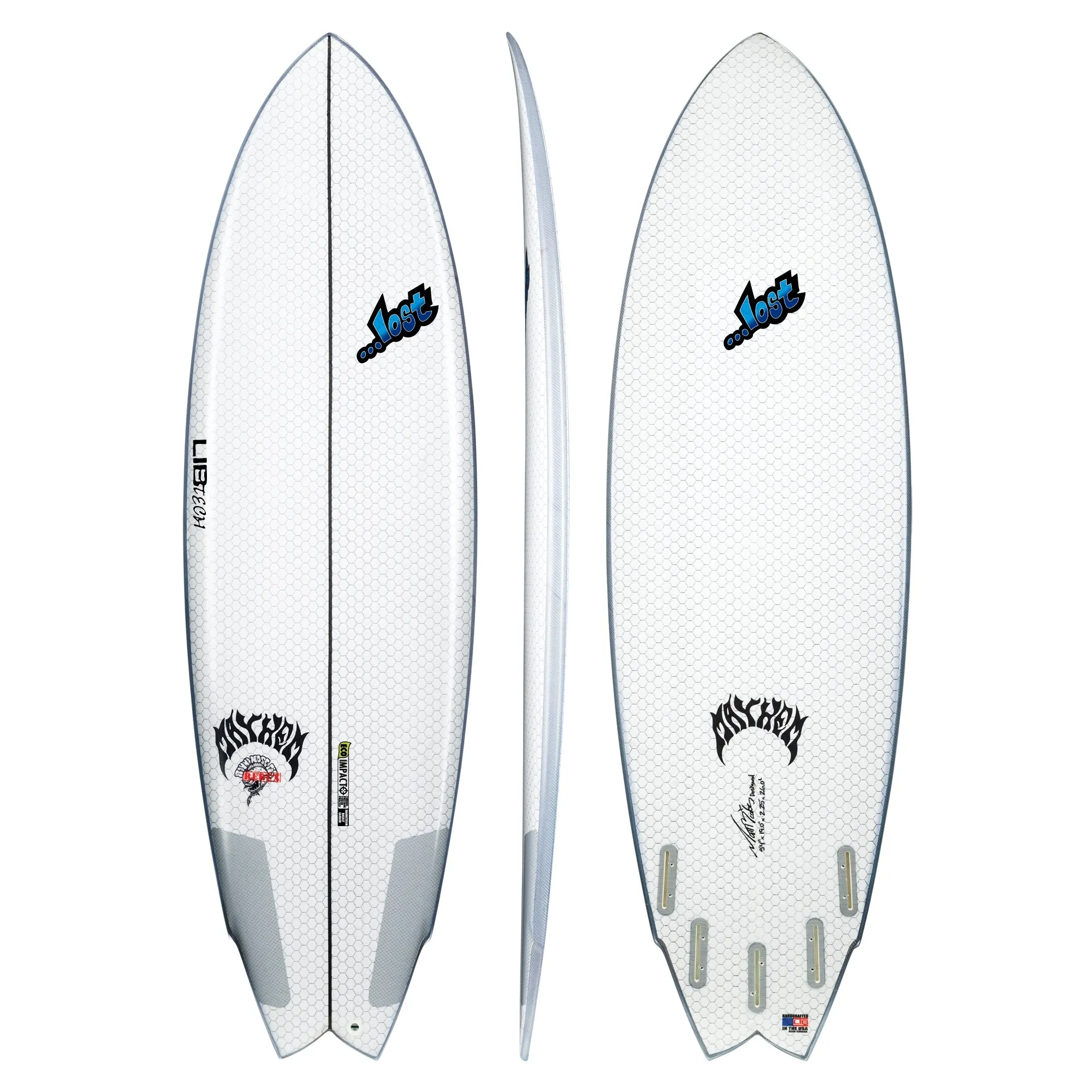 6'0" Libtech/Lost Roud Nose Fish - B-Tech