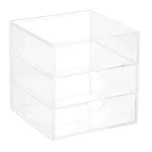Acrylic 3 Drawer Organizer