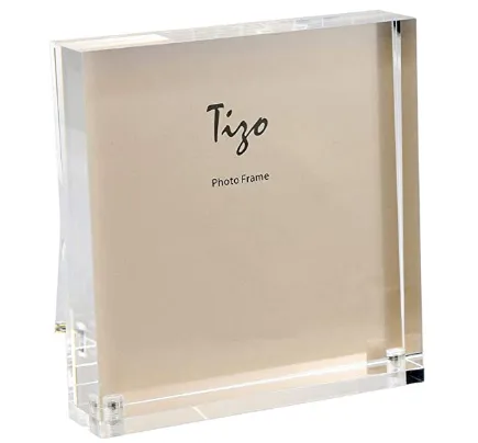 Acrylic Photo Frame White