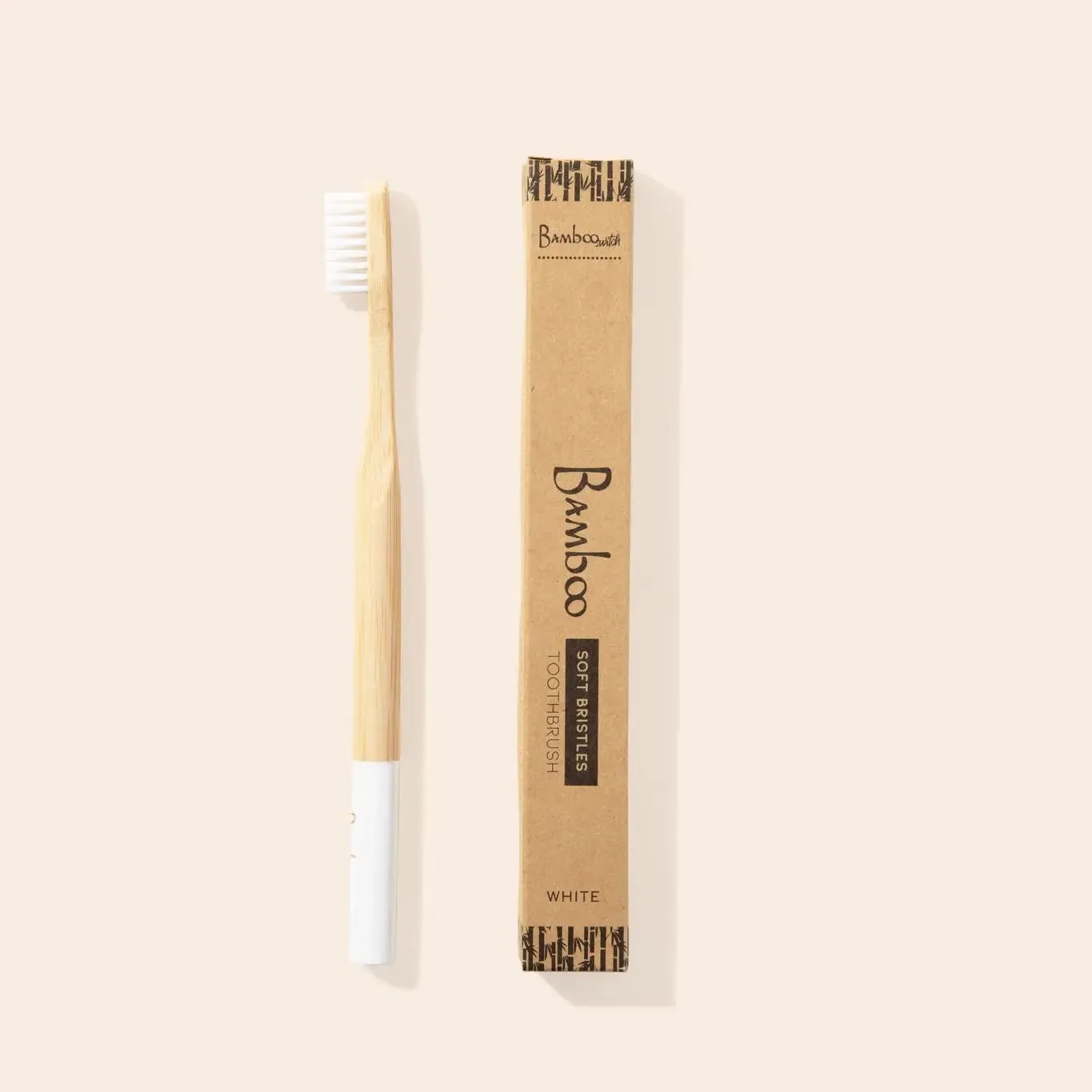 Adult Bamboo Toothbrush (white)