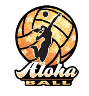 Aloha Ball Volleyball Decal