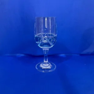 Azure Mosaic Acrylic Wine Glass