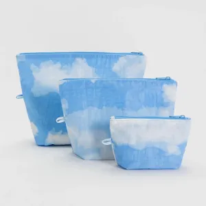 Baggu - Go Pouch Set Clouds