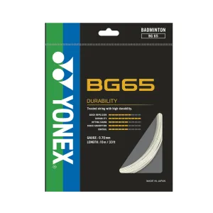 BG 65 Badminton String - White