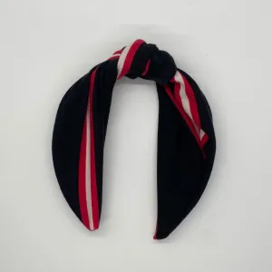 Black MU Top Knot Headband