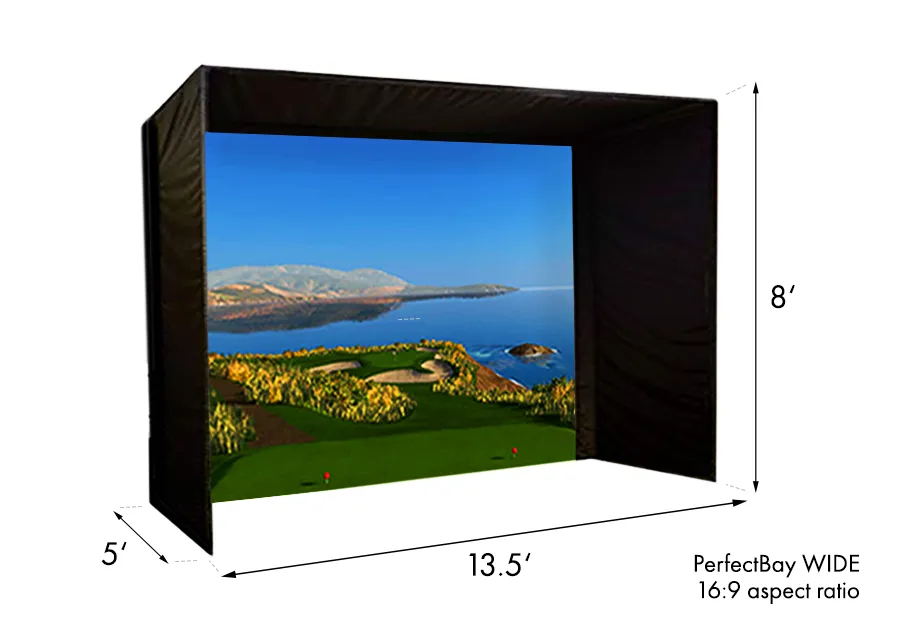 Bushnell Launch Pro PerfectBay Golf Simulator Package