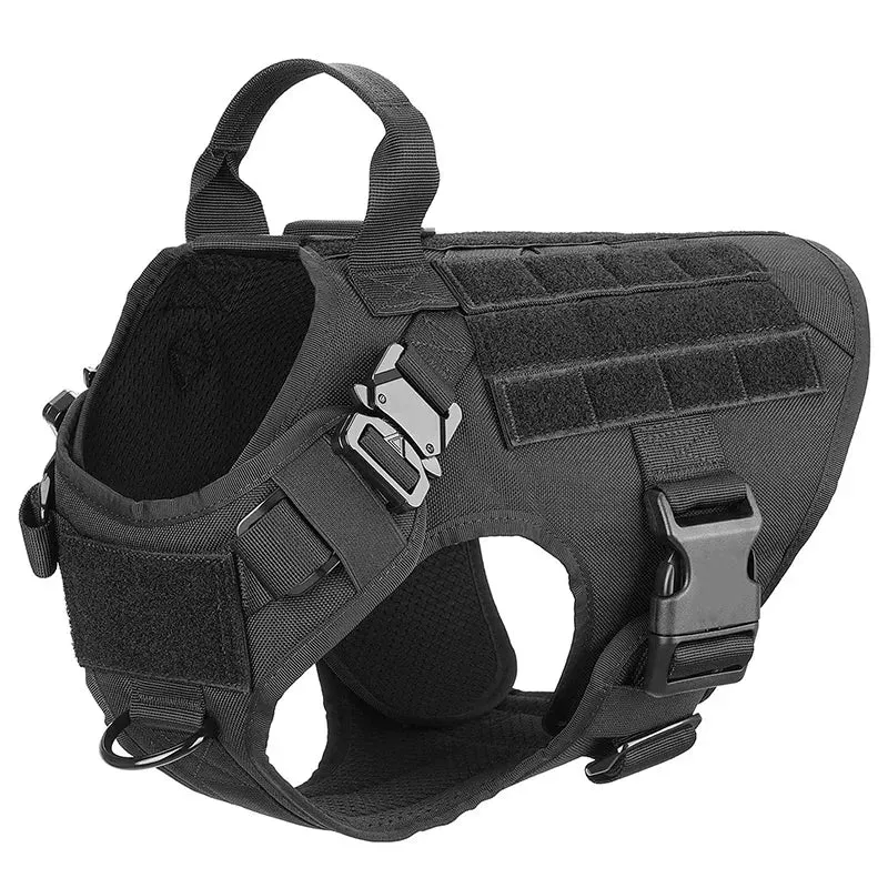 Canine K9 Harness And Leash Vest Set