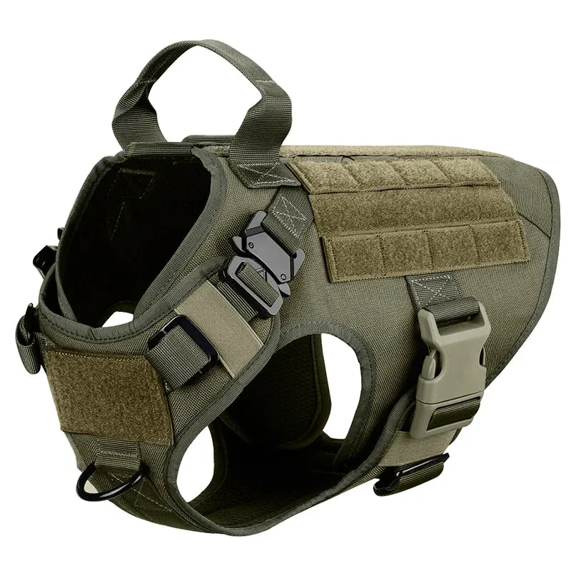 Canine K9 Harness And Leash Vest Set