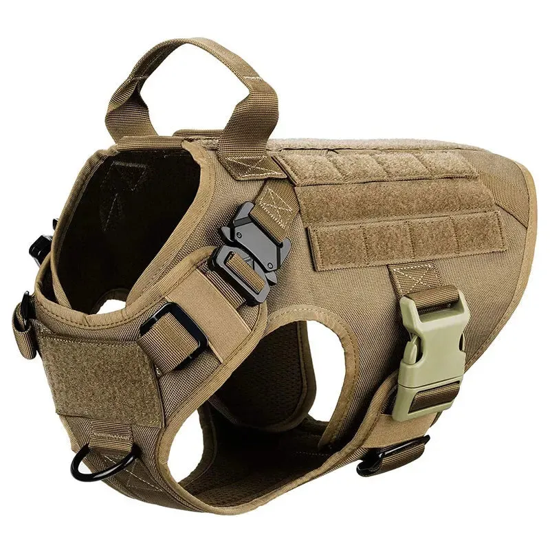 Canine K9 Harness And Leash Vest Set