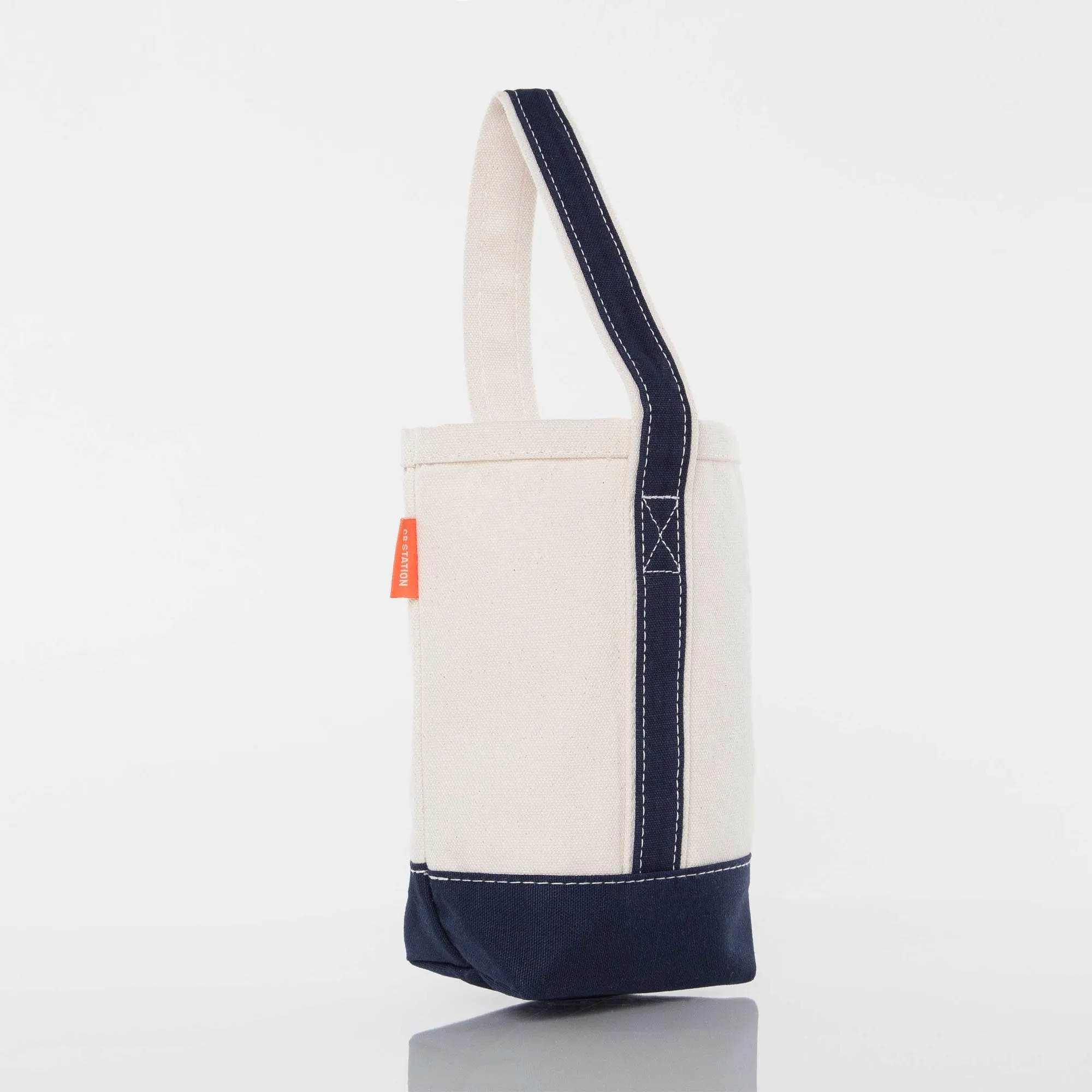 Canvas Wine Gift Bag Tote - 2 Bottle Hostess Gift - 2 Colors