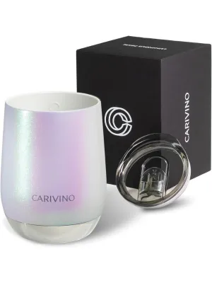 Carivino Luxury Wine Tumbler  - Luminous Pearl