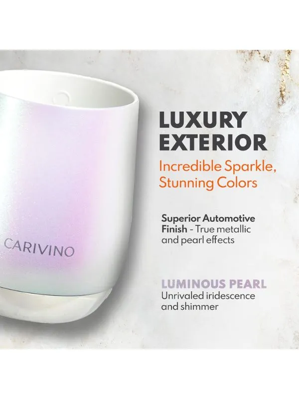 Carivino Luxury Wine Tumbler  - Luminous Pearl