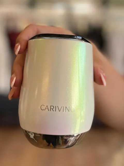Carivino Luxury Wine Tumbler  - Luminous Pearl
