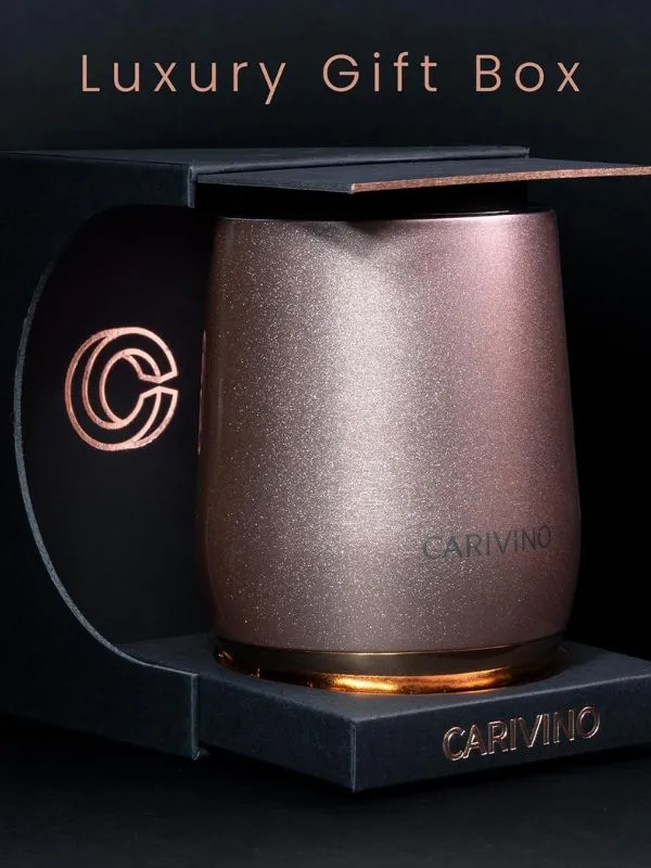 Carivino Luxury Wine Tumbler - Rose Gold