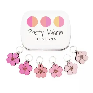 Cherry Blossom Stitch Markers