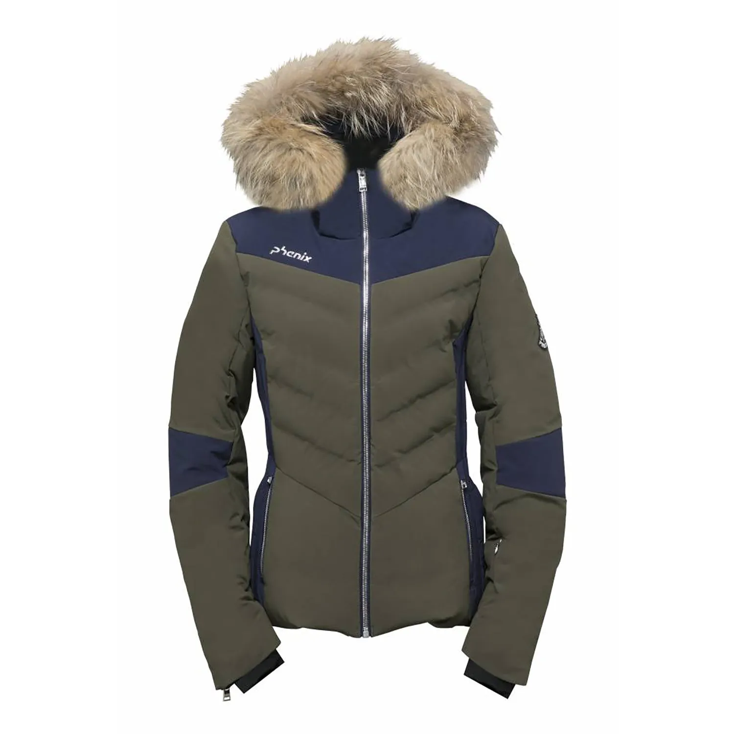 Chloe Hybrid Down Fur Ski Jacket 2019
