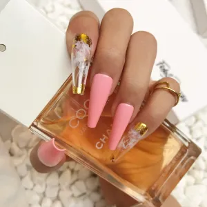 Coffin Pink Glass