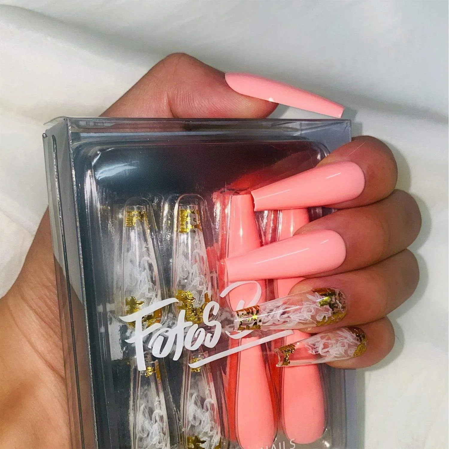 Coffin Pink Glass