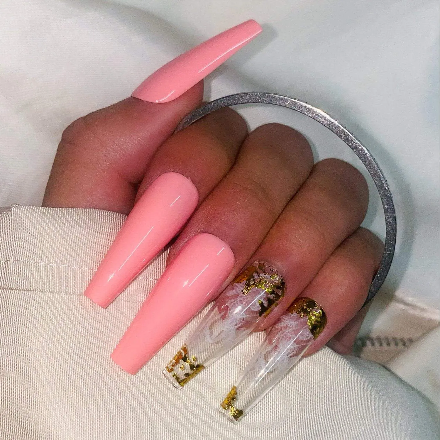 Coffin Pink Glass