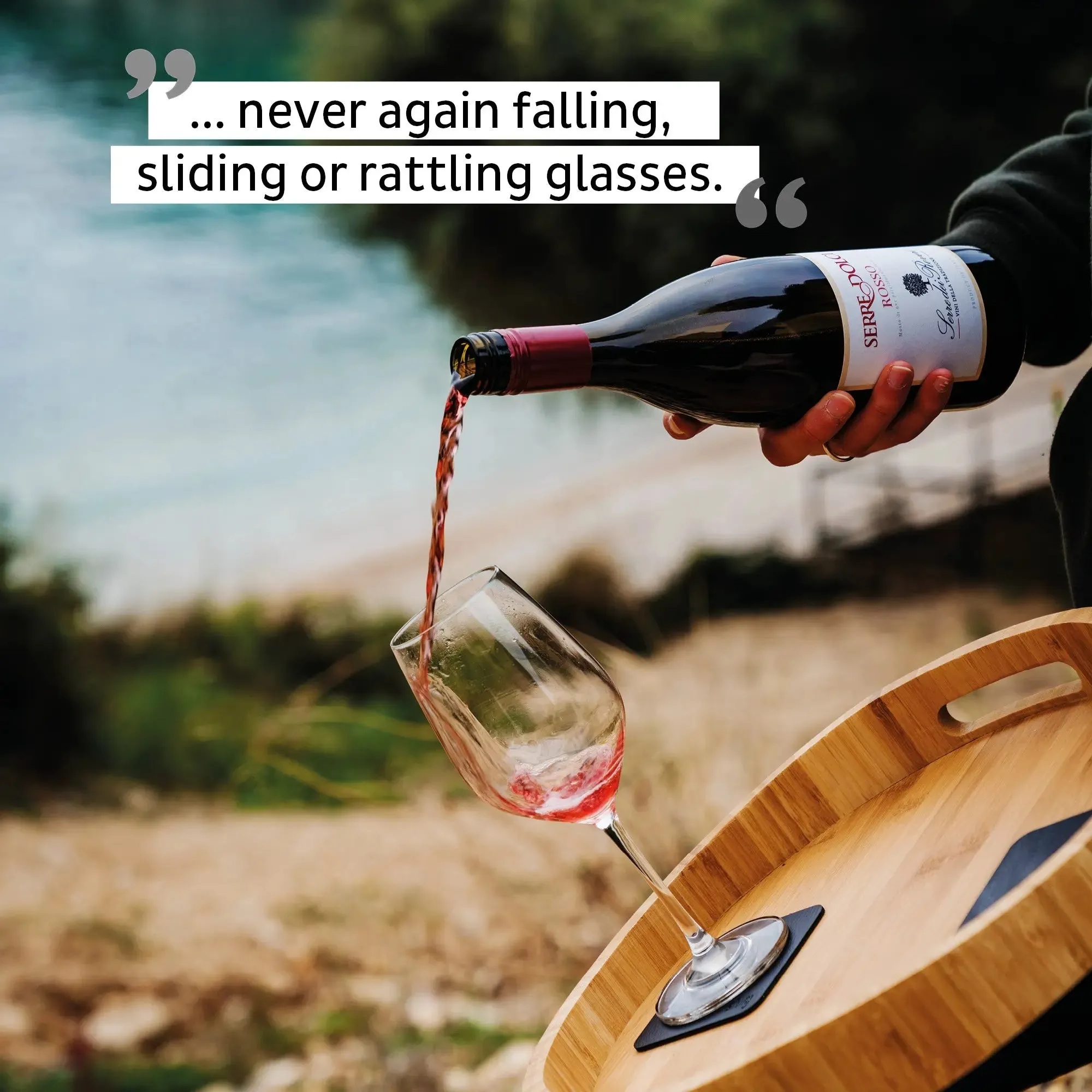 Crystal Magnetic WINE Glass by Silwy