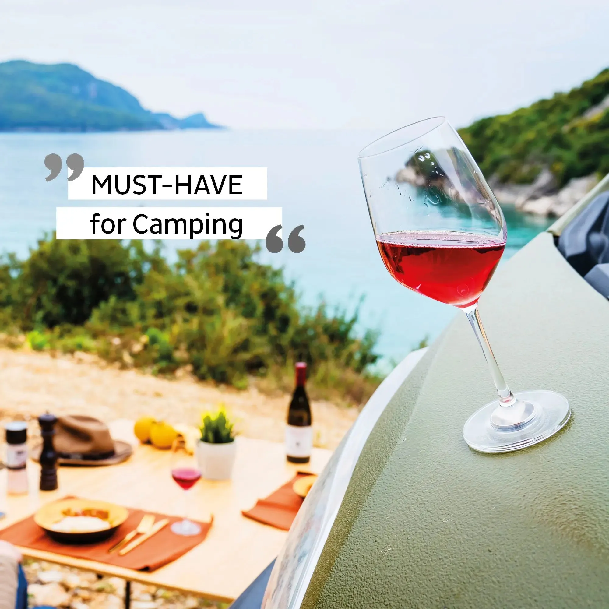 Crystal Magnetic WINE Glass by Silwy