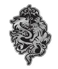 Dragon & Tiger Decal