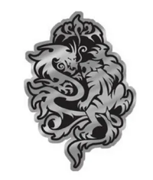Dragon & Tiger Decal