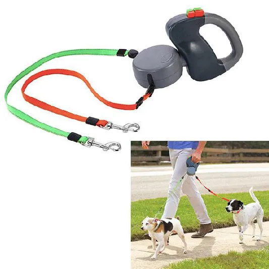 Dual Dog Retractable Leash