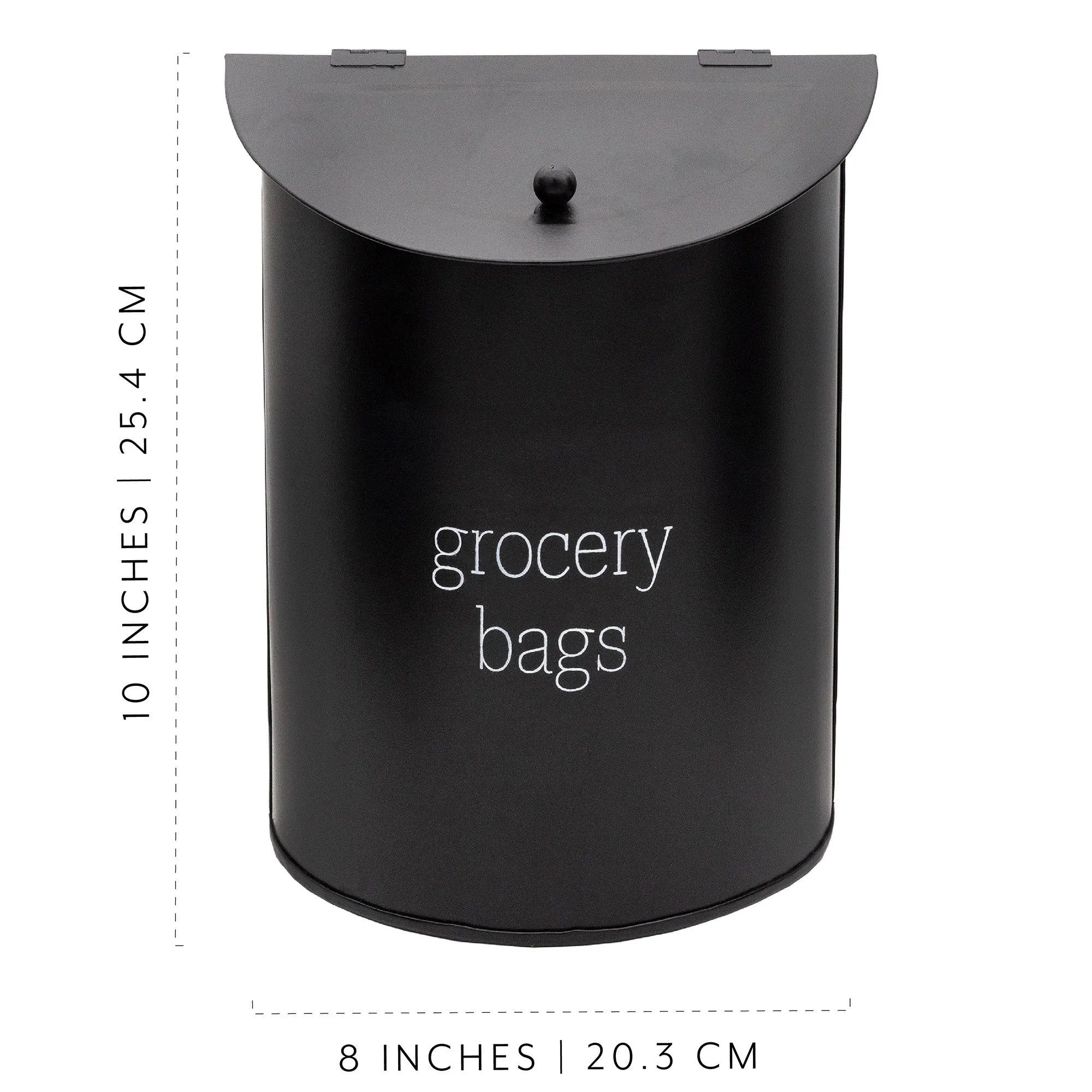 Enamelware Grocery Bag Holder (Black, Case of 12)