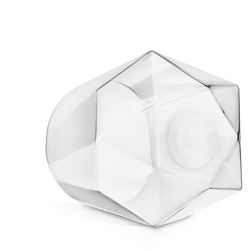 FACETED CRYSTAL WINE GLASSES
