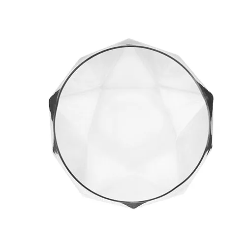 FACETED CRYSTAL WINE GLASSES