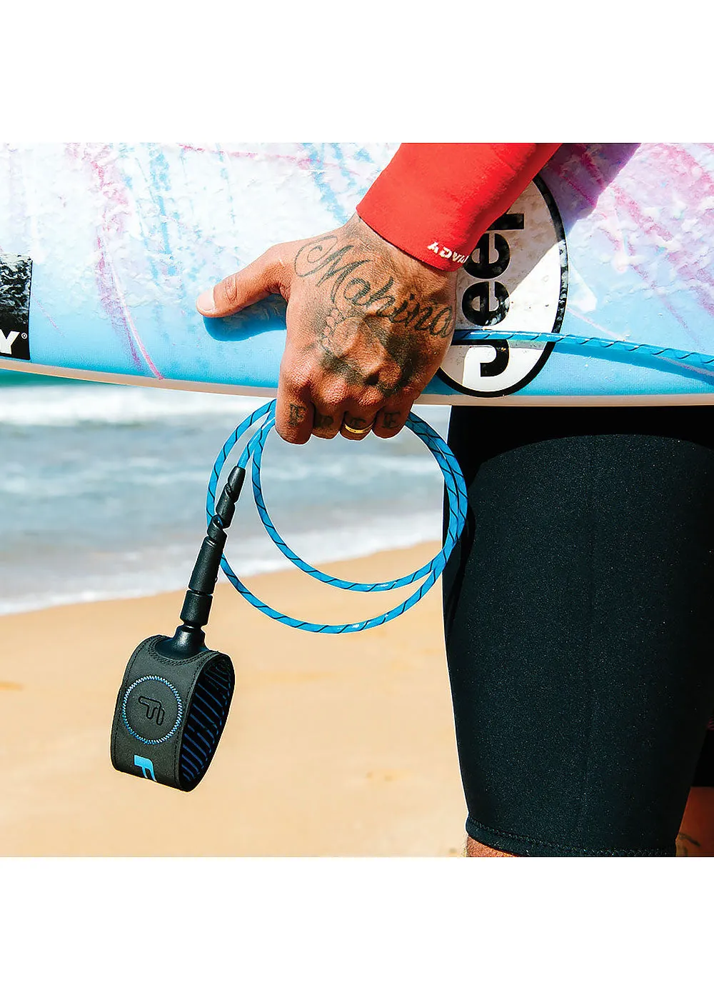 FCS Freedom Helix All Round Surfboard Leash - 6ft