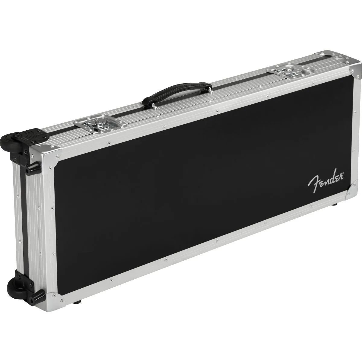Fender CEO Flight Case with Wheels, Black and Silver