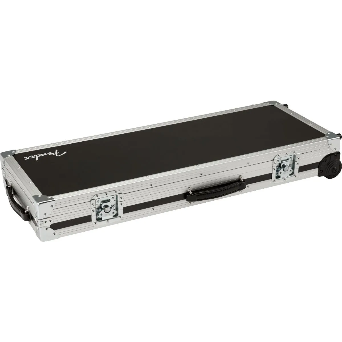 Fender CEO Flight Case with Wheels, Black and Silver