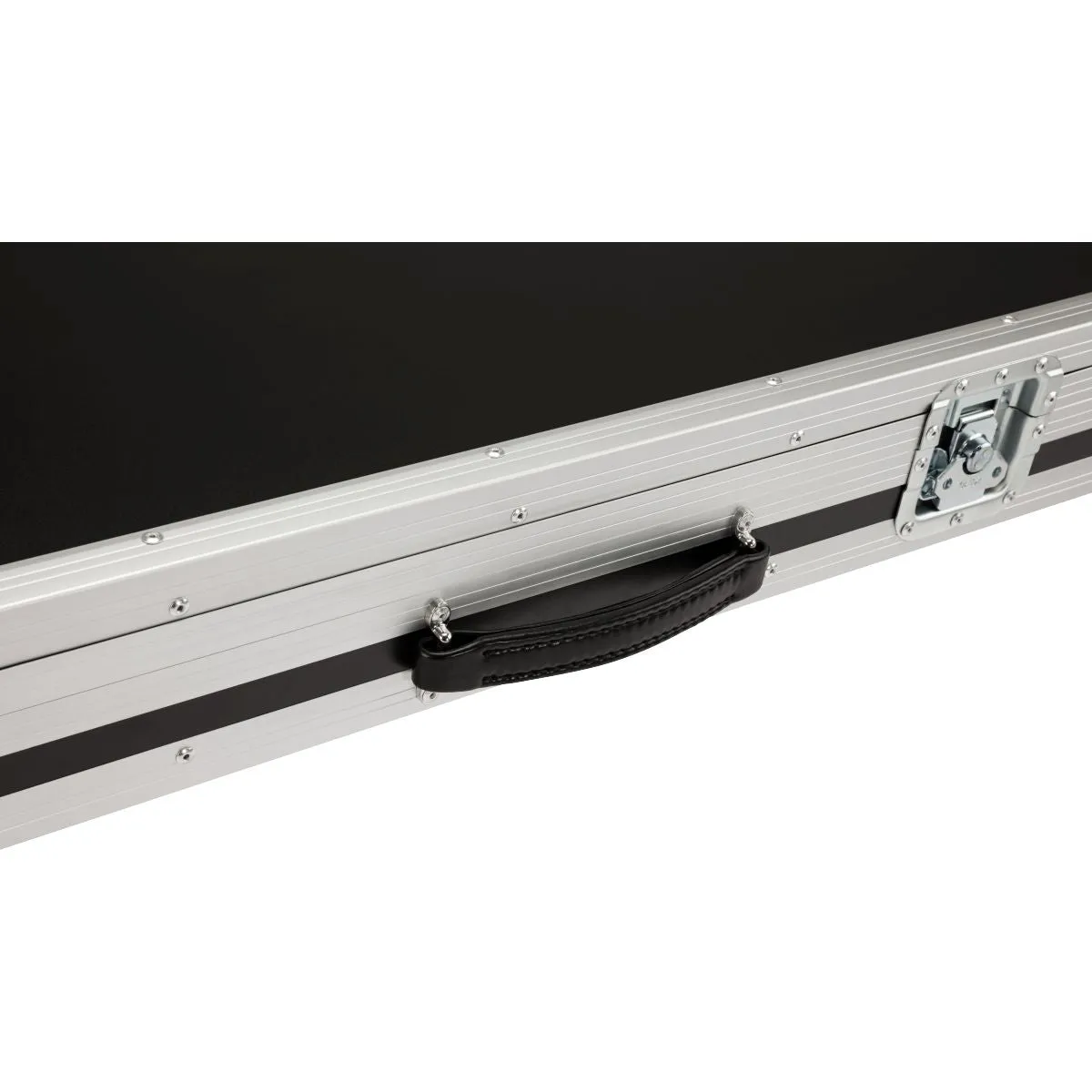 Fender CEO Flight Case with Wheels, Black and Silver