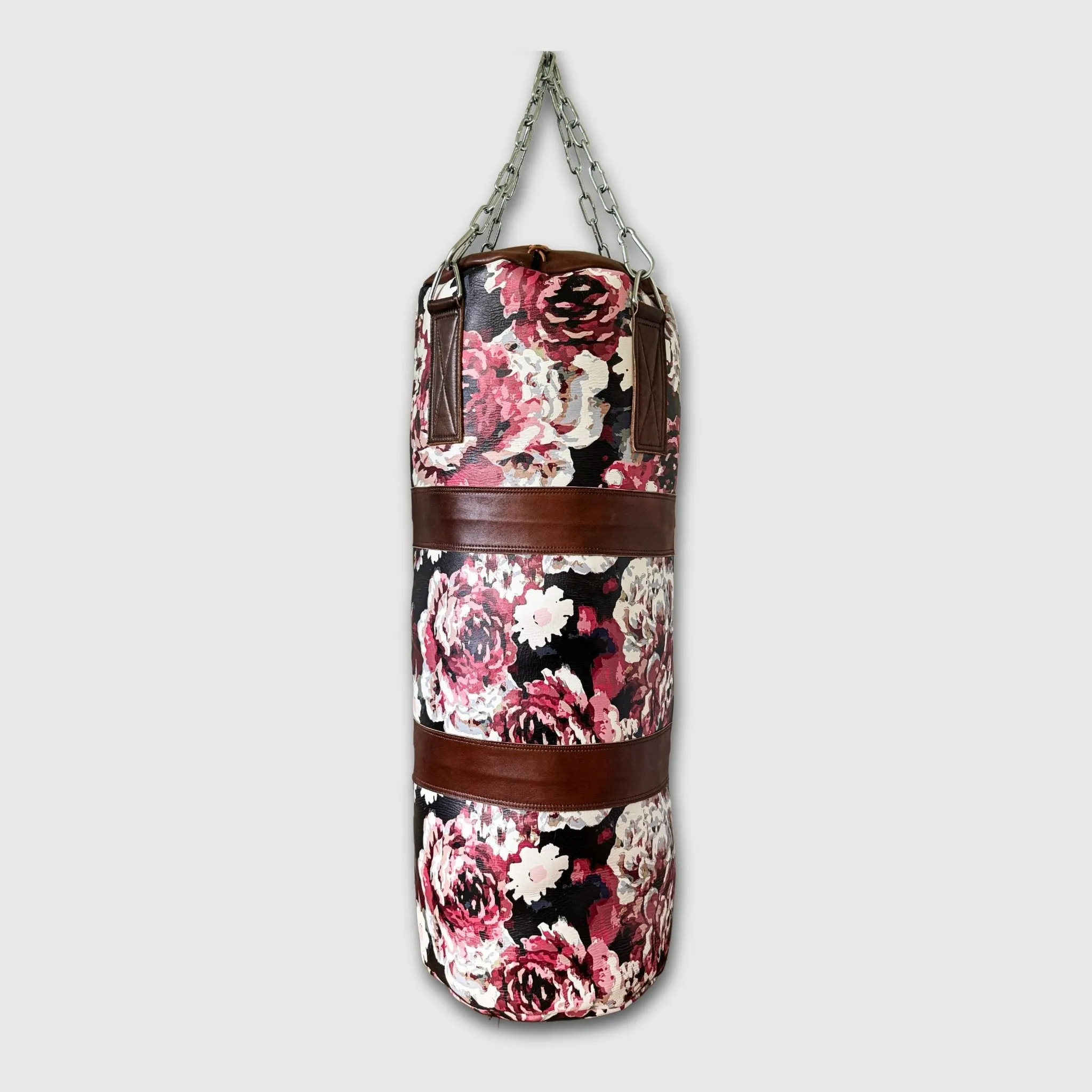 Floral Leather Heavy Punching Bag (un-filled)