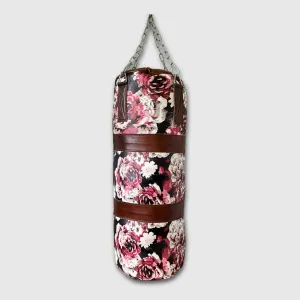 Floral Leather Heavy Punching Bag (un-filled)