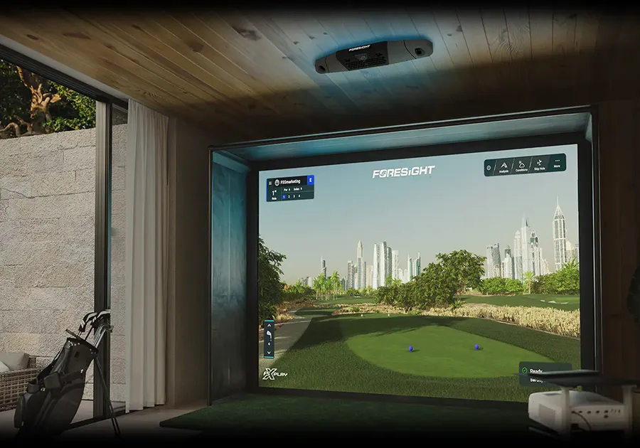 Foresight Sports Falcon Launch Monitor and Golf Simulator w/ FSX 2020   Play Software