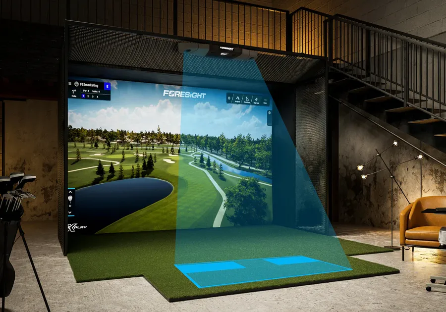 Foresight Sports Falcon Launch Monitor and Golf Simulator w/ FSX 2020   Play Software