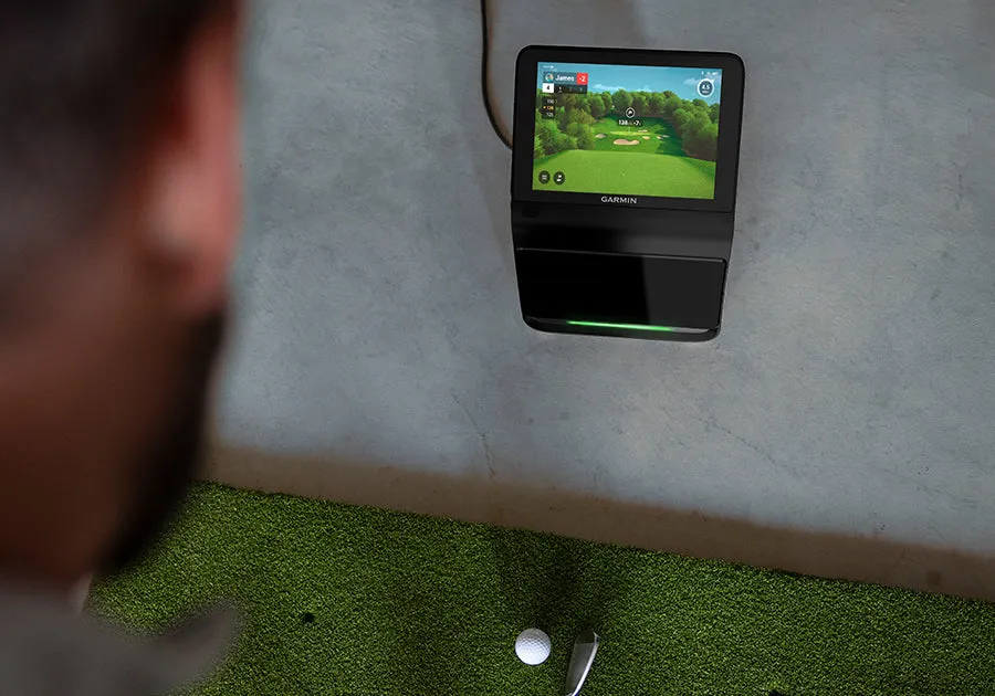 Garmin Approach R50 Retractable Screen Golf Simulator Package