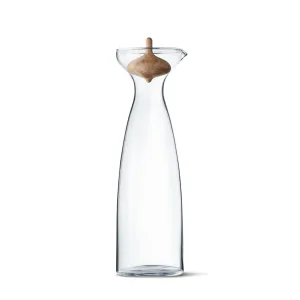 Georg Jensen Alfredo Glass Carafe With Oakwood Top