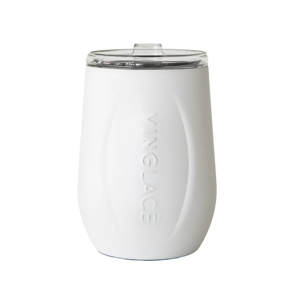 Glass Lined Insulated Wine Glass