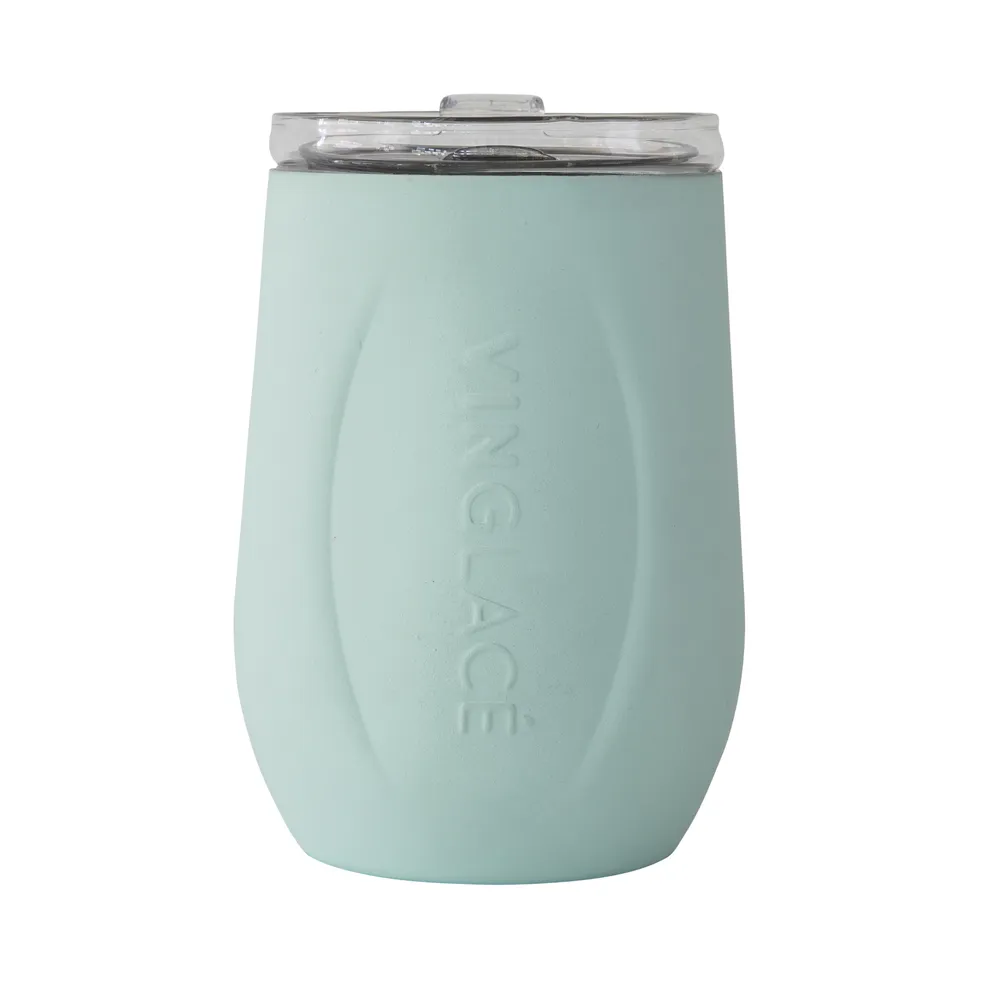 Glass Lined Insulated Wine Glass
