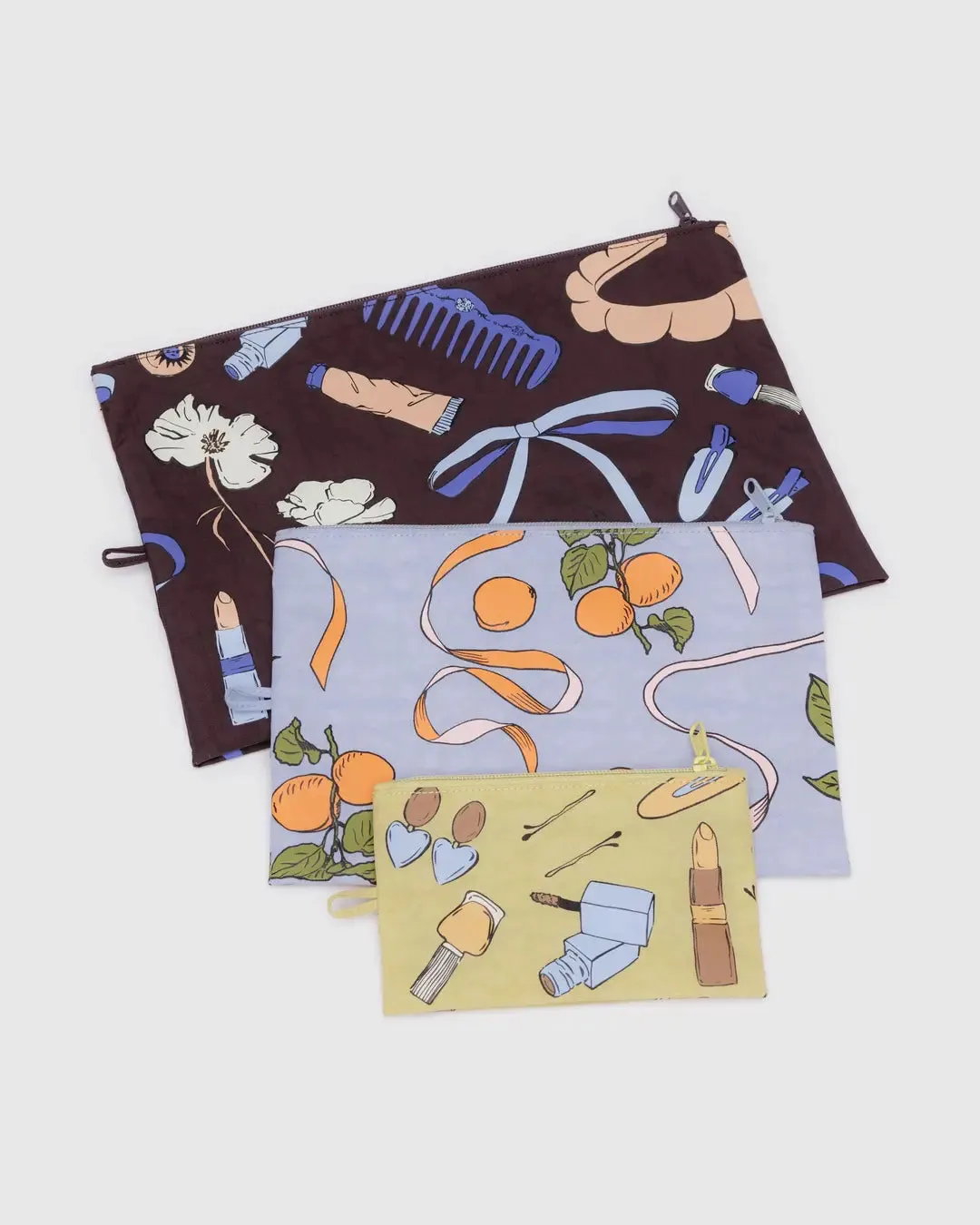 Go Pouch Set Pastels Get Ready With Me | Baggu