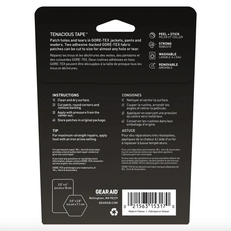 Gore-Tex Repair Hex Patches