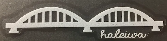 Haleiwa Bridge Decal