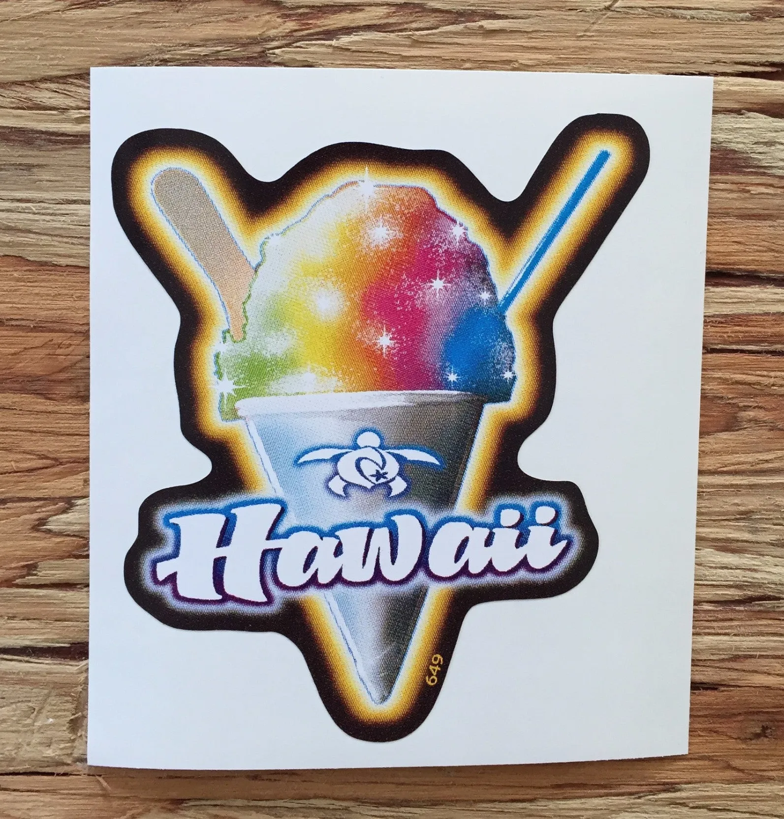 Hawaii Shave Ice Decal
