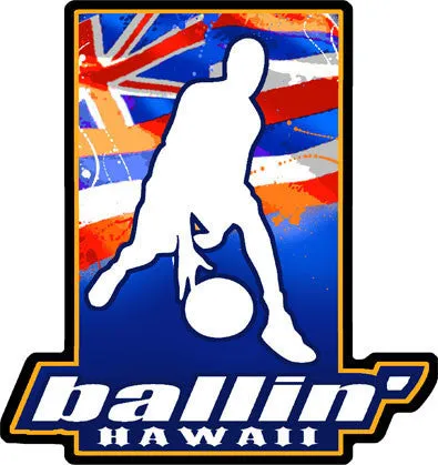 Hawaiian Basketball Decal